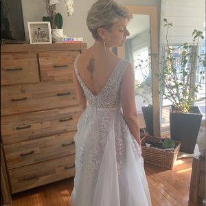 Gorgeous long winter wonderland dress!